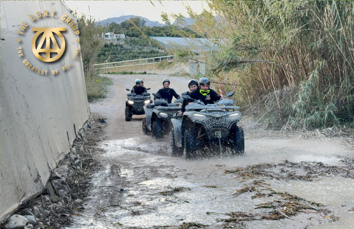 Guided quad tour near Benidorm mountains